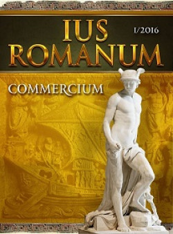 Ius Romanum – Commercium (бр. 1/2016)