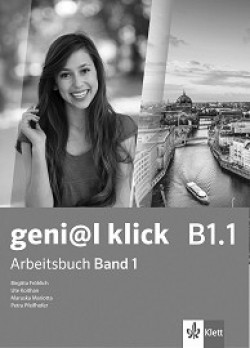 geni@l klick: ниво B1.1: Учебна тетрадка №1 по немски език за 8. клас + CD